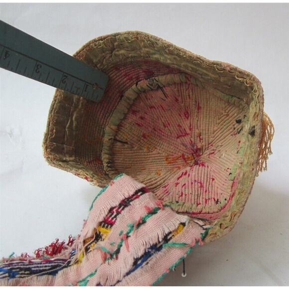 VTG Turkmen handmade hat, embroidery hat, skull turkoman Uzbek hat OLD MUSEUM - Picture 4 of 15